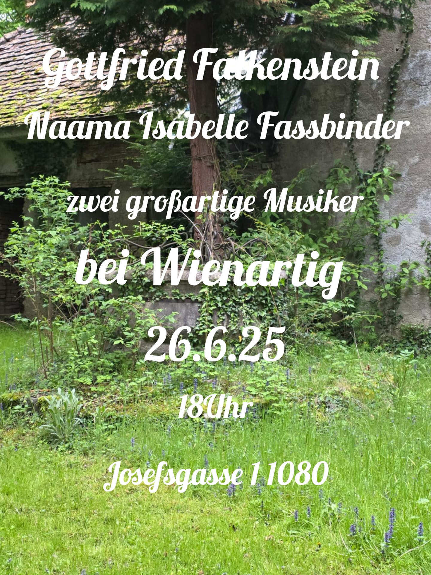 Gottfried Falkenstein und Naama Isabelle Fassbinder bei Wienartig