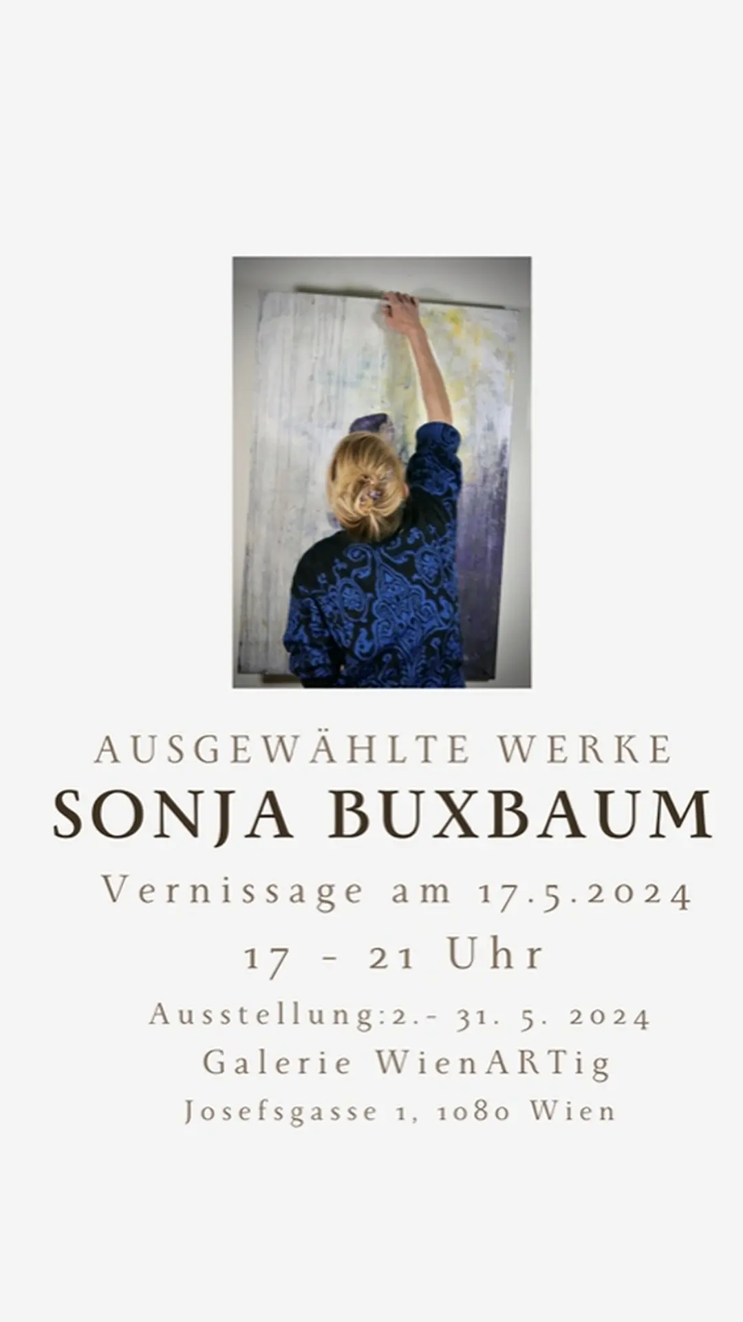 Sonja Buxbaum Einladung