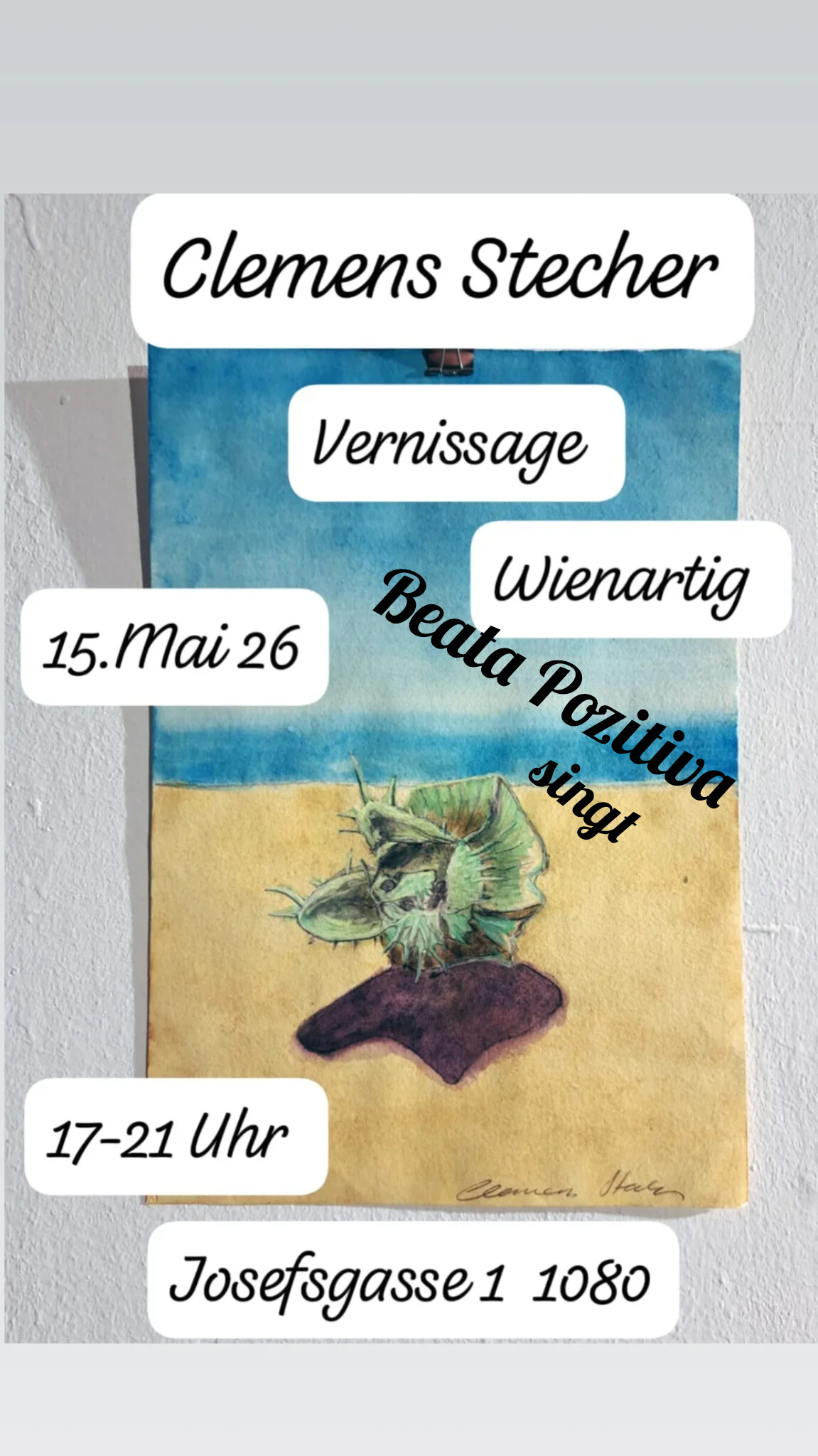 Vernissage Clemens Stecher