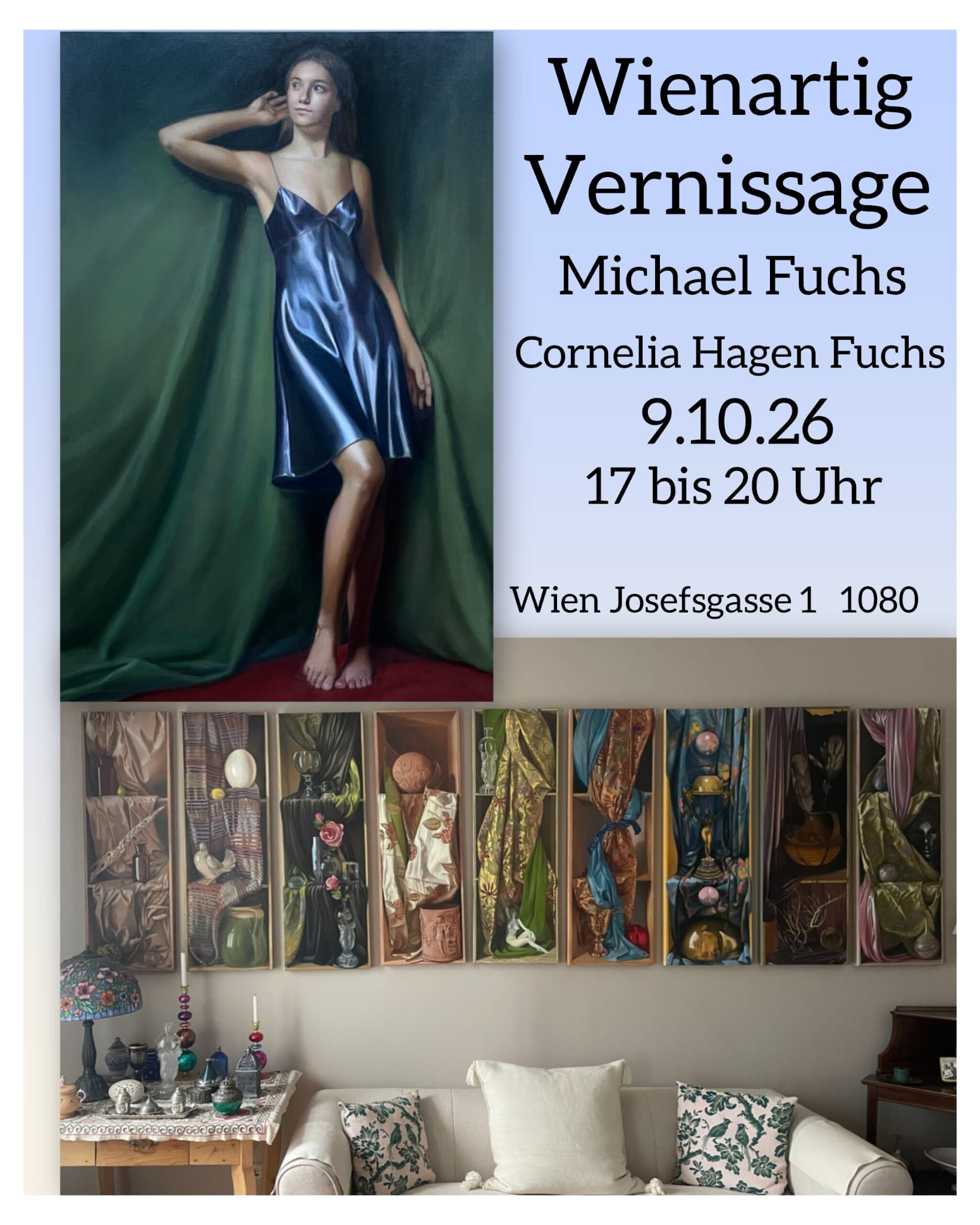 Einladung Vernissage Michael Fuchs & Cornelia Hagen Fuchs