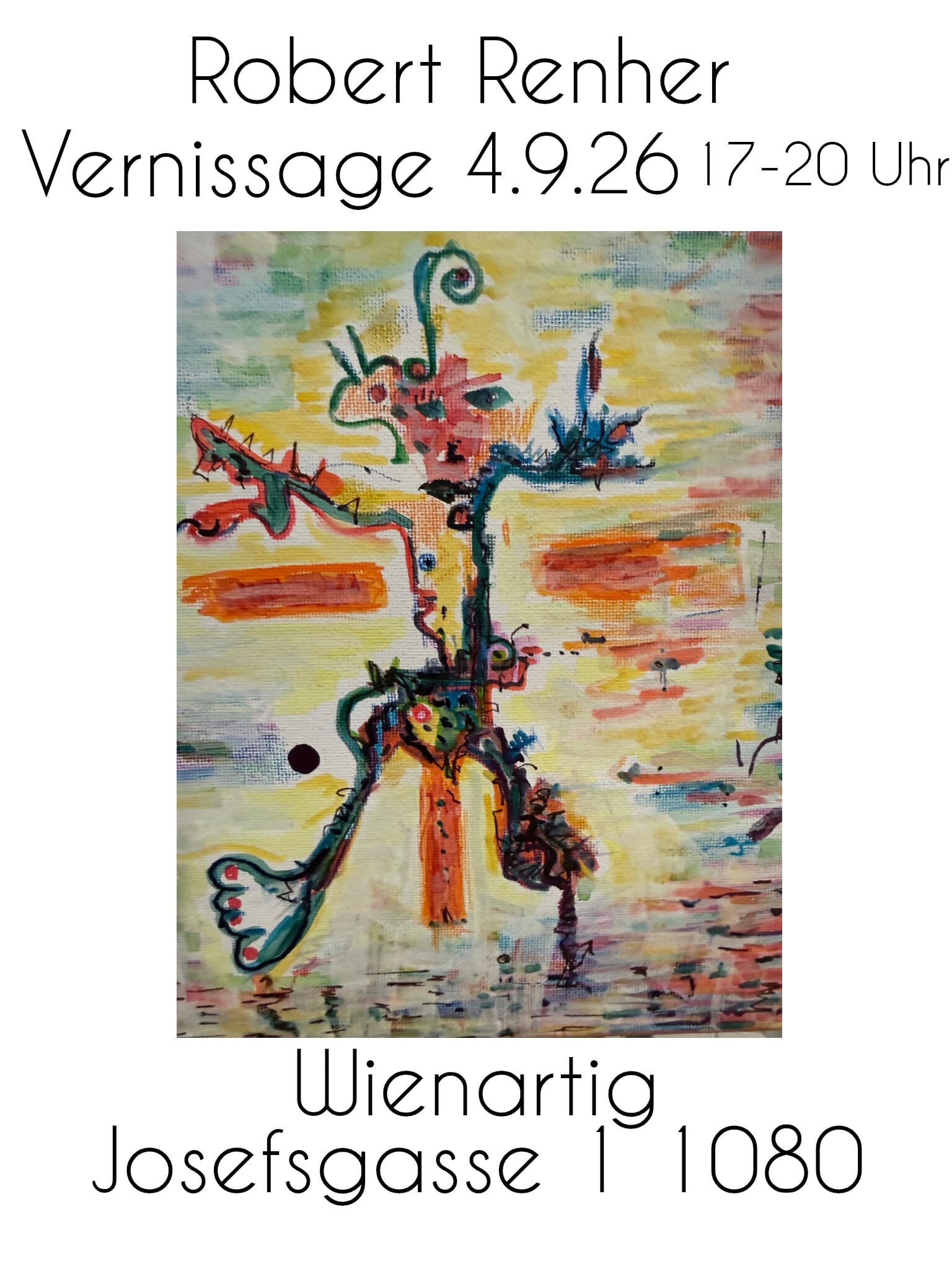 Einladung Vernissage Robert Renher
