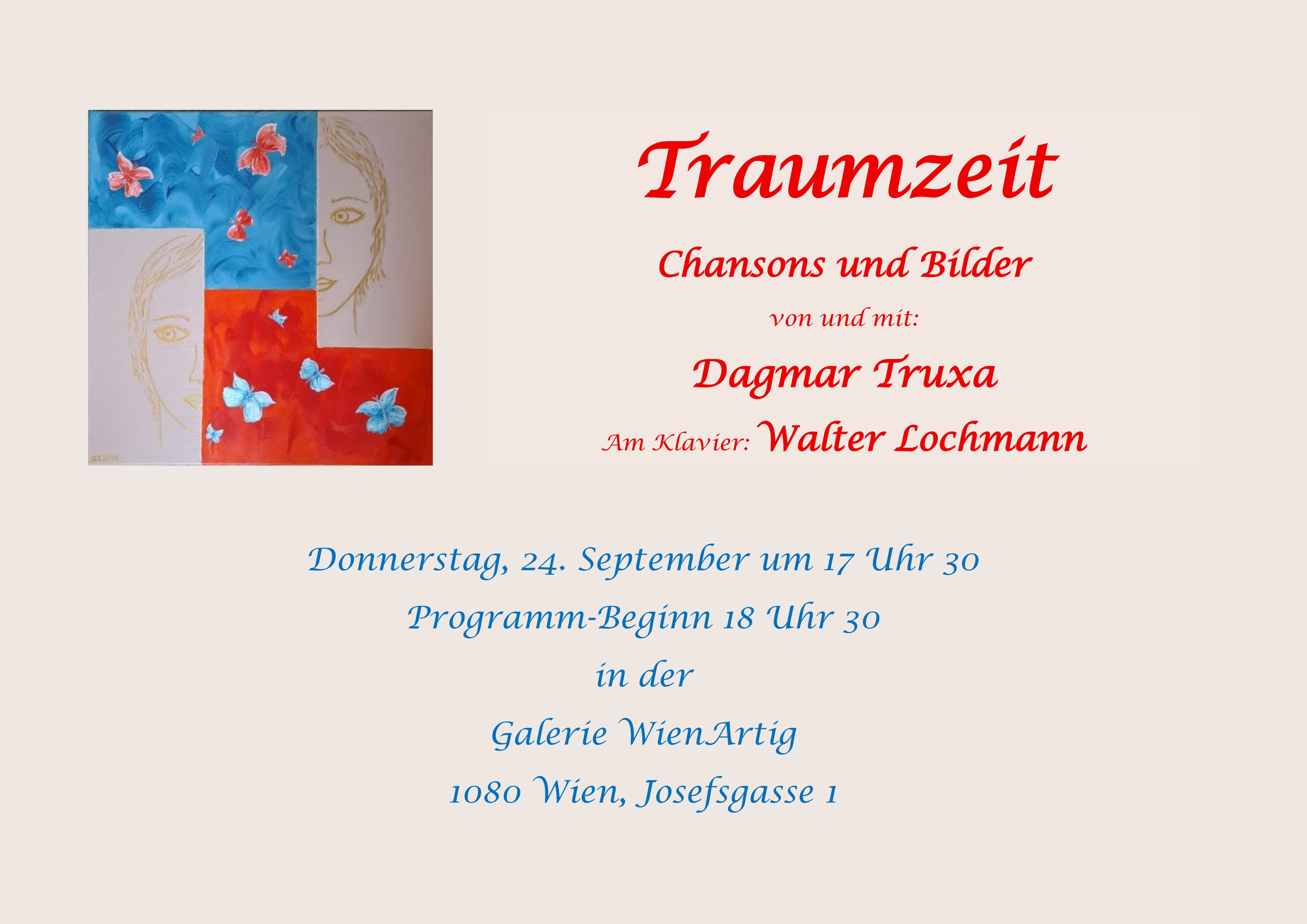 Einladung Vernissage Dagmar Truxa